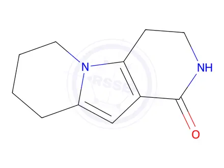 Chemical structure of 3,4,6,7,8,9-hexahydropyrido[3,4-b]indolizin-1(2H)-one