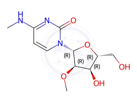 Chemical structure of N4-Methyl-2'-O-methyl-cytidine