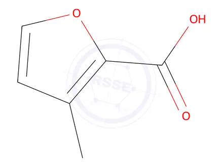 Chemical structure of 3-Methyl-2-furoic Acid
