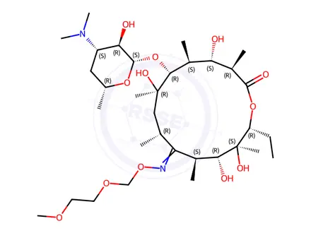 Chemical structure of Roxithromycin EP Impurity B