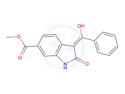 Chemical structure of Nintedanib Impurity 5