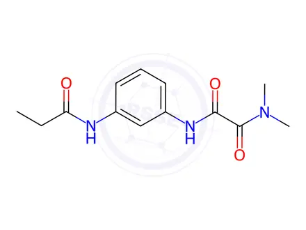 Chemical structure of N1,N2-Dimethyl-N1-(3-propionamidophenyl)oxalamide