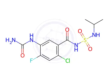 Chemical structure of Saflufenacil-N,N-desmethyl-urea