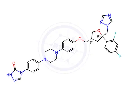 Chemical structure of Posaconazole Impurity 346