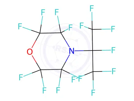 Chemical structure of 2,2,3,3,5,5,6,6-Octafluoro-4-[1,2,2,2-tetrafluoro-1-(trifluoromethyl)ethyl] Morpholine