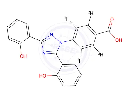Chemical structure of Deferasirox Iron Complex