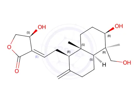 Chemical structure of Andrographolide Impurity 3