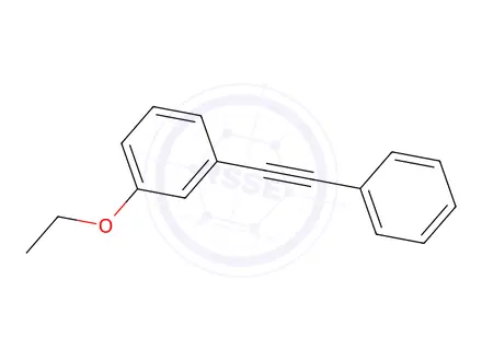 Chemical structure of 1-Ethoxy-3-(phenylethynyl)benzene