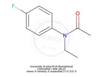 Chemical structure of Acetamide, N-ethyl-N-(4-fluorophenyl)-