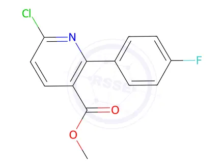 Chemical structure of Methyl 6-Chloro-2-(4-fluorophenyl)nicotinate