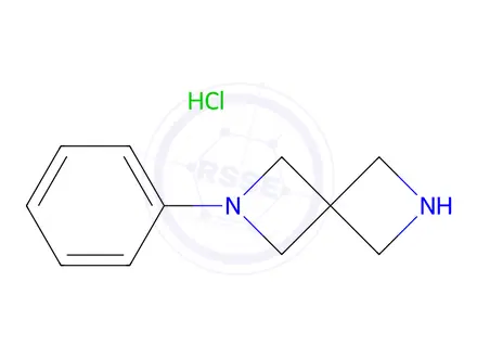 Chemical structure of 2-Phenyl-2,6-diazaspiro[3.3]Heptane hydrochloride
