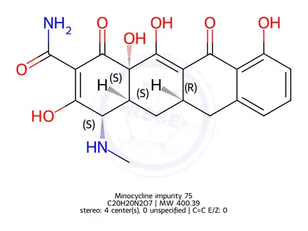 Chemical structure of Minocycline Impurity 81