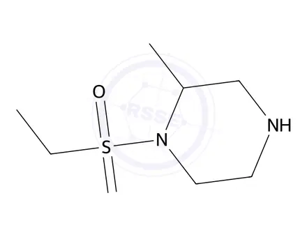 Chemical structure of 1-(ethylsulfonyl)-2-methylpiperazine hydrochloride