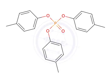 Chemical structure of Phosphoric Acid Impurity 13 (Tri-P-Cresyl Phosphate)