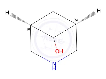 Chemical structure of (1R,5S)-3-azabicyclo[3.1.1]Heptan-6-ol