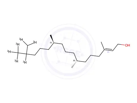 Chemical structure of Phytol-d6
