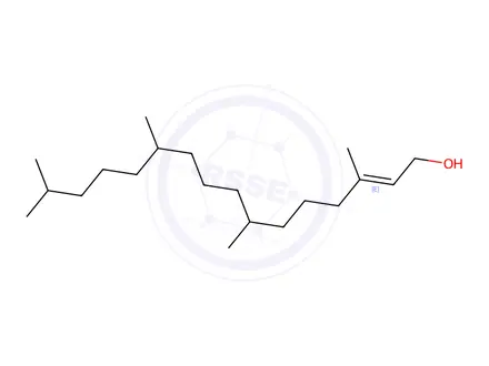 Chemical structure of (E)-3,7,11,15-Tetramethyl-2-hexadecen-1-ol