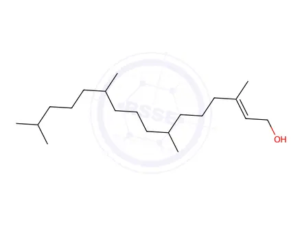 Chemical structure of 3,7,11,15-Tetramethylhexadec-2-en-1-ol