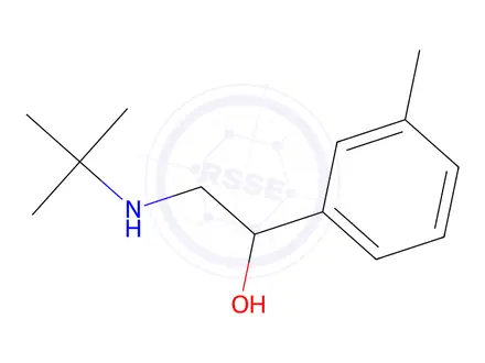 Chemical structure of 2-(Tert-butylamino)-1-(m-tolyl)ethan-1-ol