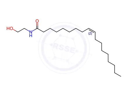 Chemical structure of N-Oleoylethanolamine