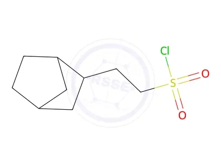 Chemical structure of 2-(Bicyclo[2.2.1]heptan-2-yl)ethane-1-sulfonyl chloride