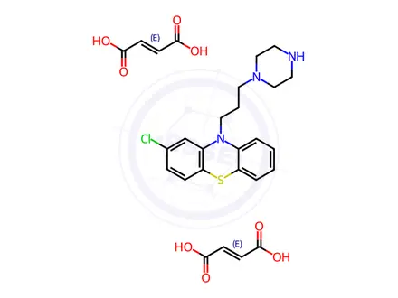 Chemical structure of N-Desmethyl prochlorperazine dimaleate
