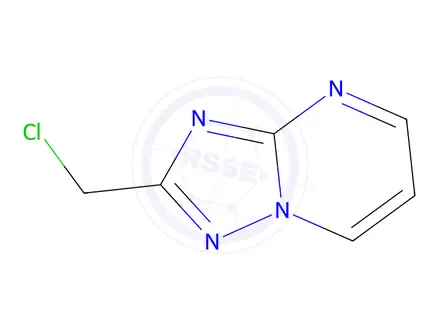 Chemical structure of 2-(chloromethyl)[1,2,4]triazolo[1,5-a]pyrimidine