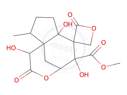 Chemical structure of veranisatin B