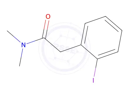 Chemical structure of 2-(2-Iodophenyl)-N,N-dimethylacetamide