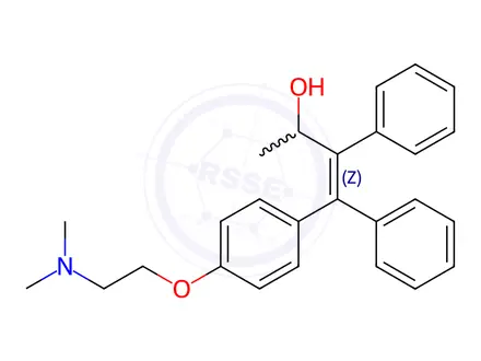 Chemical structure of (Z)-α-Hydroxy Tamoxifen
