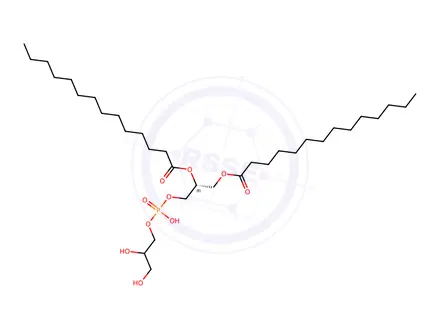 Chemical structure of Glycerol Impurity 32 (DPPG)