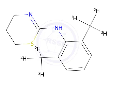 Chemical structure of Xylazine-D6
