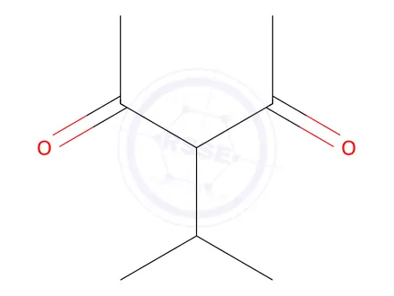 Chemical structure of 3-(1-methylethyl)pentane-2,4-dione