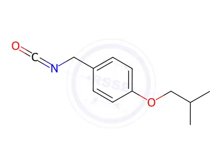 Chemical structure of 1-Isobutoxy-4-(isocyanatomethyl)benzene