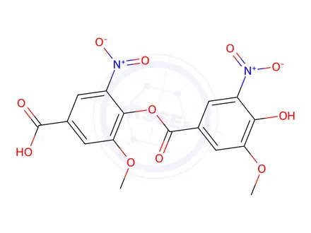 Chemical structure of Opicapone impurity 33