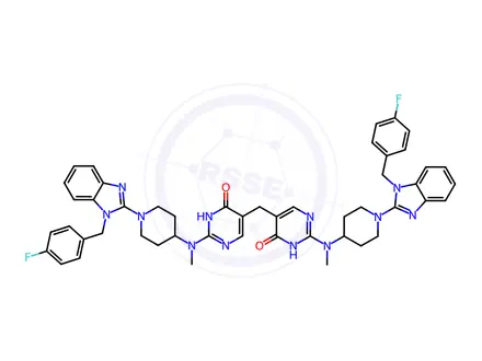 Chemical structure of Mizolastine Impurity 9