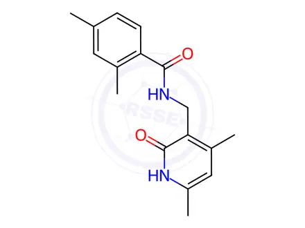 Chemical structure of BENZAMIDE, N-[(1,2-DIHYDRO-4,6-DIMETHYL-2-OXO-3-PYRIDINYL)METHYL]-2,4-DIMETHYL-