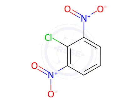Chemical structure of 2,6-Dinitrochlorobenzene