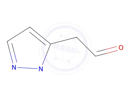 Chemical structure of 2-(1-Methyl-1h-pyrazol-5-yl)acetaldehyde