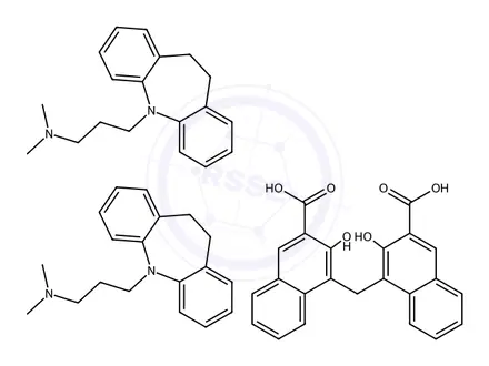 Chemical structure of Imipramine Pamoate (1338481)