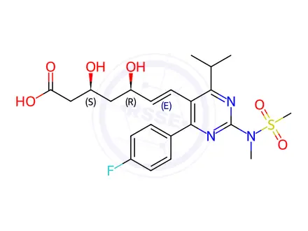 Chemical structure of Rosuvastatin EP Impurity G