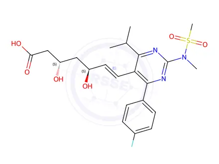 Chemical structure of Rosuvastatin Impurity 80