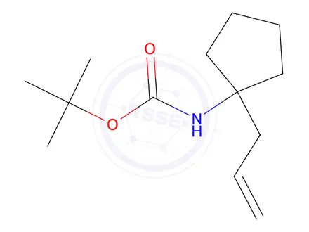 Chemical structure of tert-Butyl (1-allylcyclopentyl)carbamate