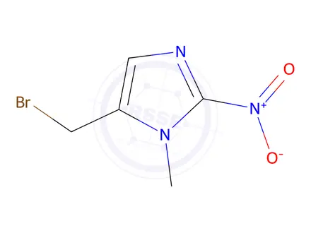 Chemical structure of 5-(Bromomethyl)-1-methyl-2-nitroimidazole
