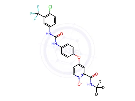 Chemical structure of Sorafenib Impurity 32-D3