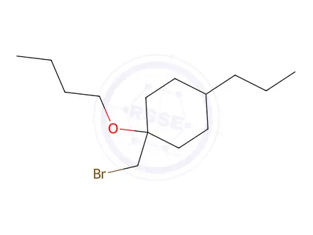 Chemical structure of 1-(Bromomethyl)-1-butoxy-4-propylcyclohexane
