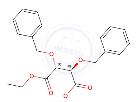Chemical structure of Diethyl 2,3-Bis(benzyloxy) Tartrate