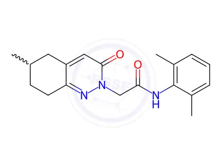 Chemical structure of N-(2,6-Dimethylphenyl)-2-(6-methyl-3-oxo-5,6,7,8-tetrahydrocinnolin-2(3H)-yl)acetamide