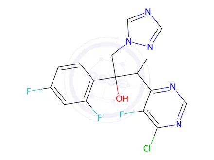 Chemical structure of Voriconazole Impurity 9