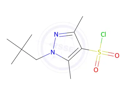 Chemical structure of 3,5-Dimethyl-1-neopentyl-1h-pyrazole-4-sulfonyl chloride